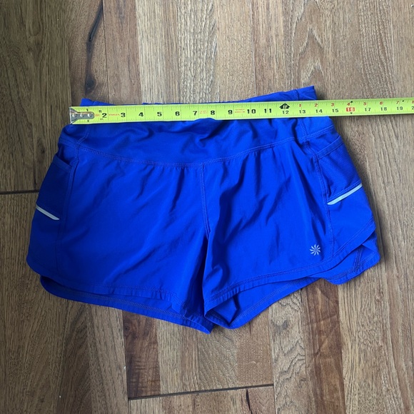 Athleta‎ Purple Track This Run Athletic Shorts Women’s Sz S Workout Active - Picture 4 of 6